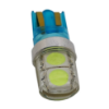 Imagem de LT10-840-AG  - Led T10 4 5050 SMD 12V Silicone Azul Gelo(terminal reforçado)