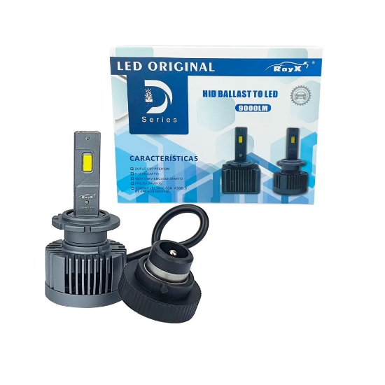 Imagem de  SLD4S-6K-RX - Super Led D4S/D4R 18.000 Lumens (PAR) 160W 6000K 12V Ray X
