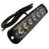 Imagem de LEM-AM-12/24V   - Led Estrobo Multifunções Ambar 6 SMD 12-24V 