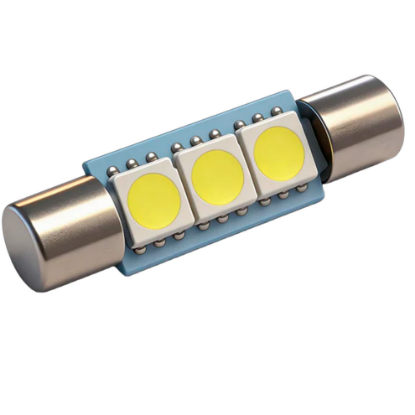 Imagem de C260 - Torpedo 29mm 3 SMD 5050 12V Branco