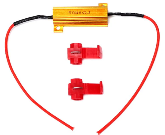 Imagem de CANL50W-6RJ - Resistor Lâmpada Led Canceller 50W 6RJ c/ Presilhas