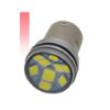 Imagem de L24V67-797-VM   - Led 67/BA15S 9 3030 SMD Alumínio Lente Cristal Vermelha 24V 