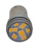 Imagem de L67-797-AM-2P - Led 67/BA15S 9 3030 SMD Alumínio Lente Cristal 2 Polos Âmbar 12V 